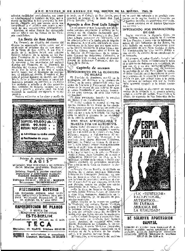 ABC MADRID 15-01-1963 página 50
