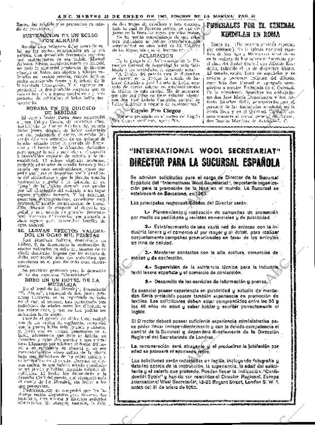 ABC MADRID 15-01-1963 página 51