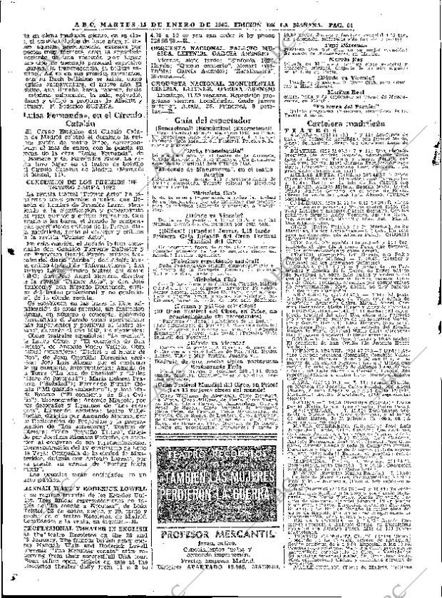 ABC MADRID 15-01-1963 página 64