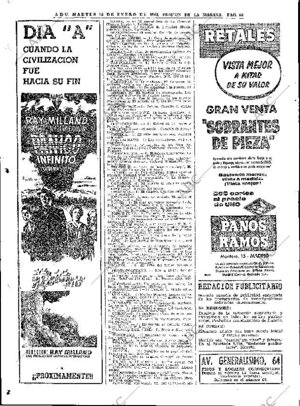 ABC MADRID 15-01-1963 página 65