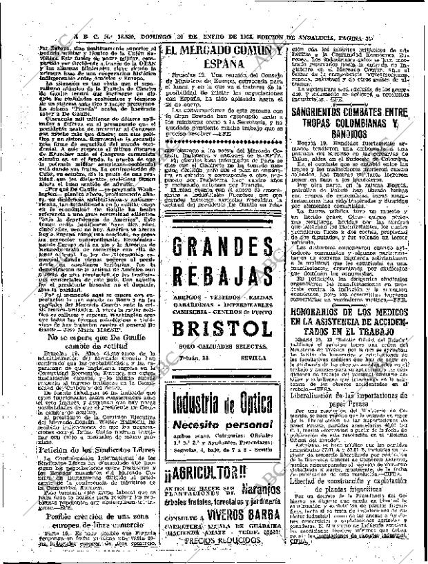 ABC SEVILLA 20-01-1963 página 32