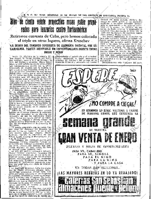 ABC SEVILLA 20-01-1963 página 35