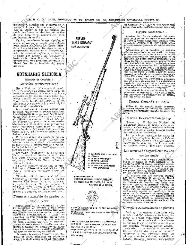ABC SEVILLA 20-01-1963 página 42