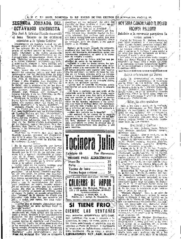 ABC SEVILLA 20-01-1963 página 53