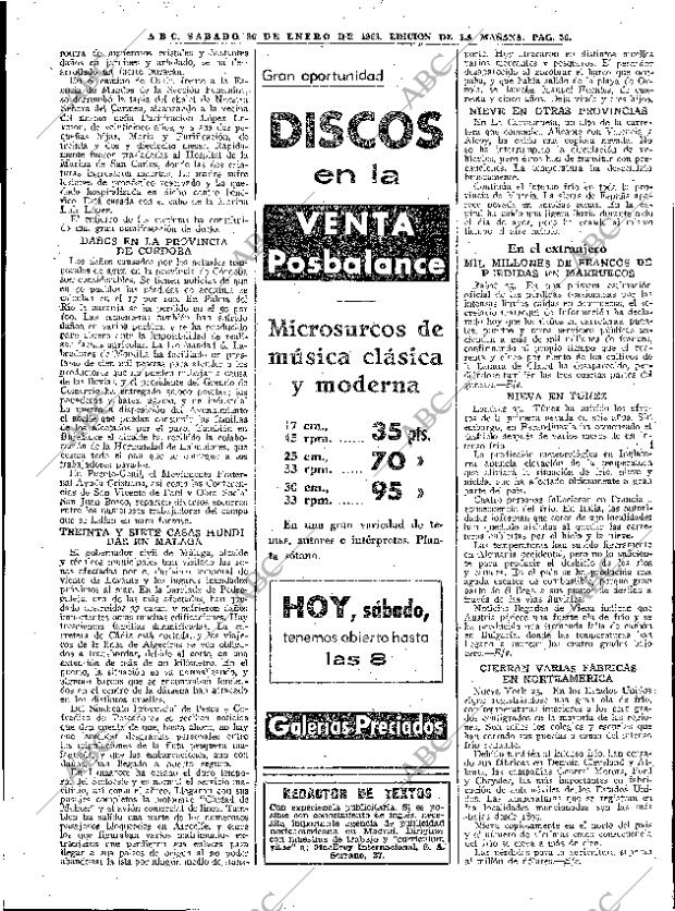 ABC MADRID 26-01-1963 página 36