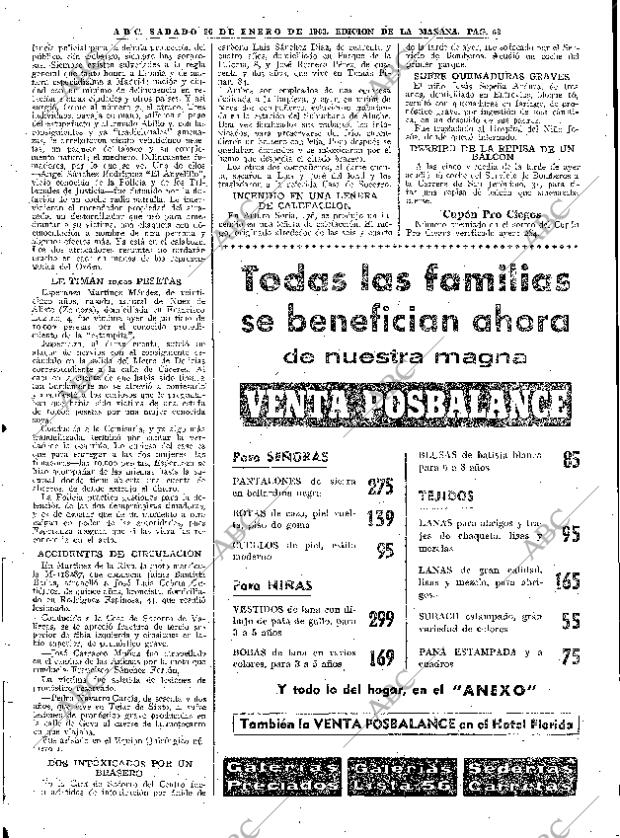 ABC MADRID 26-01-1963 página 53