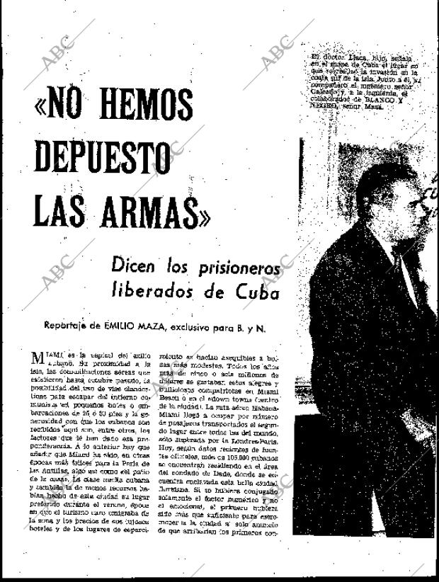 BLANCO Y NEGRO MADRID 26-01-1963 página 54