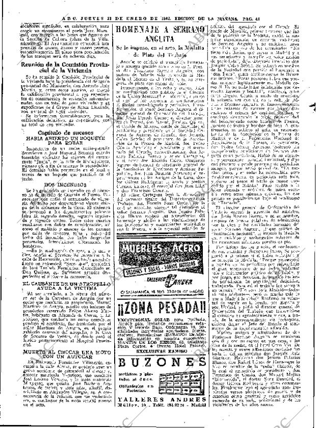 ABC MADRID 31-01-1963 página 48