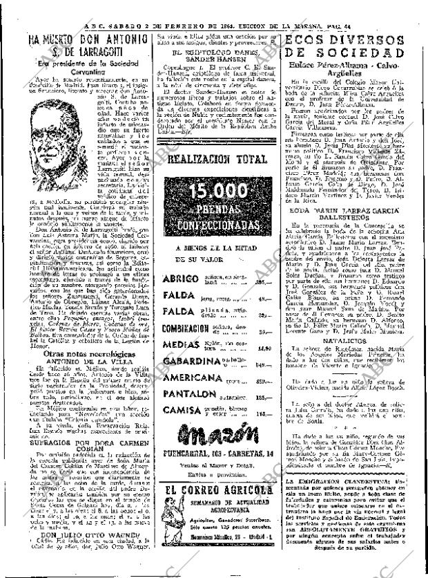 ABC MADRID 02-02-1963 página 44