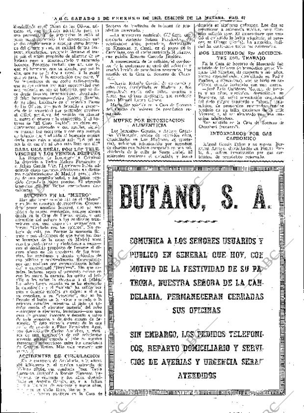 ABC MADRID 02-02-1963 página 47