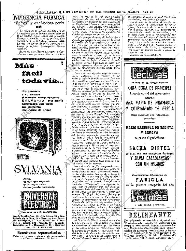 ABC MADRID 02-02-1963 página 48