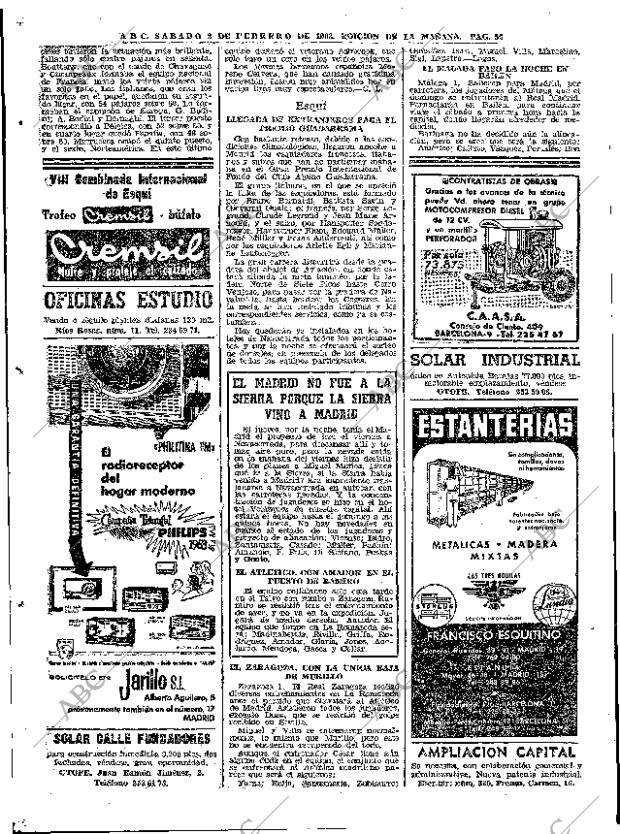 ABC MADRID 02-02-1963 página 56