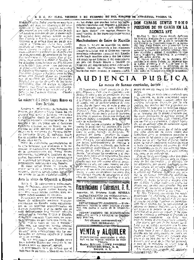 ABC SEVILLA 08-02-1963 página 18