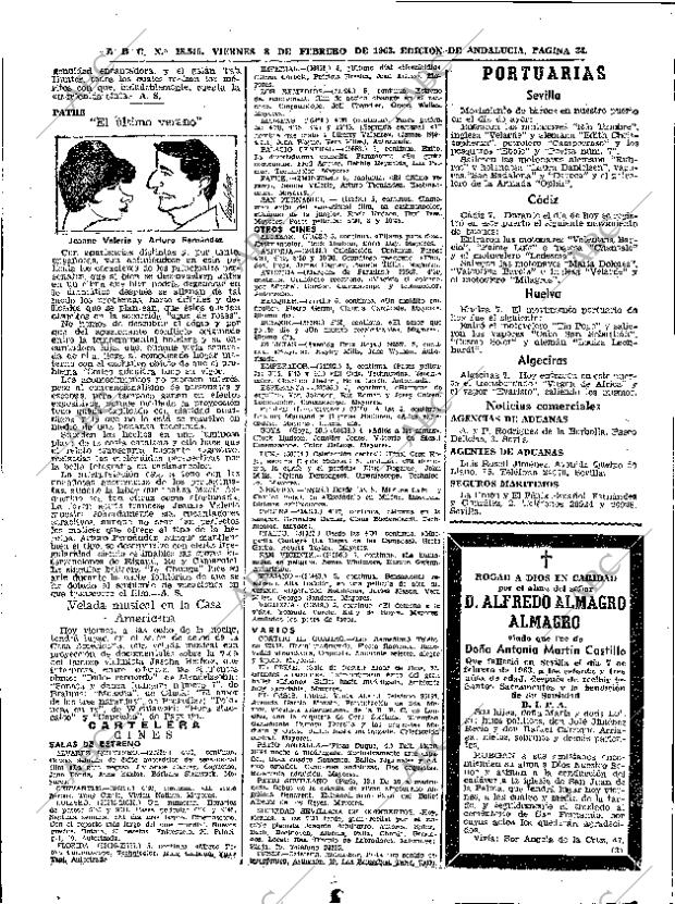 ABC SEVILLA 08-02-1963 página 34