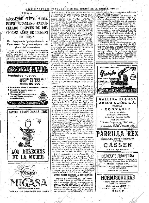 ABC MADRID 12-02-1963 página 36