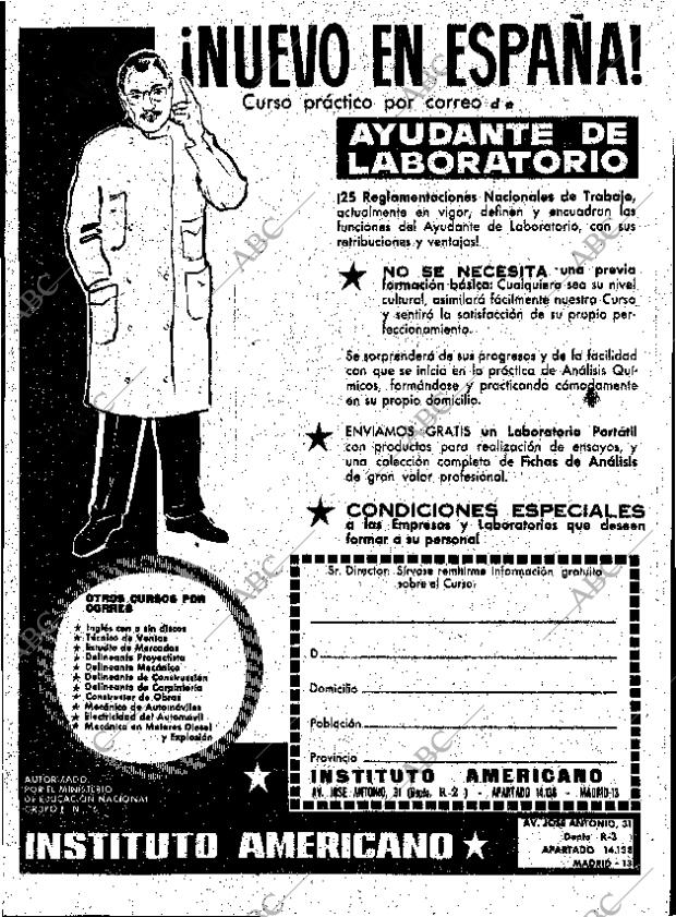 ABC MADRID 17-02-1963 página 36