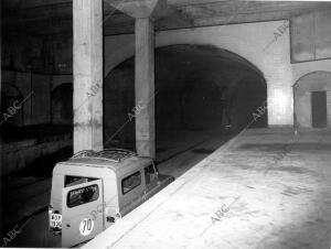 Final del Tunel de la risa en la estación de Atocha