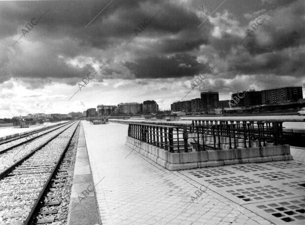 La estación de Chamartín, antes de su Inauguración