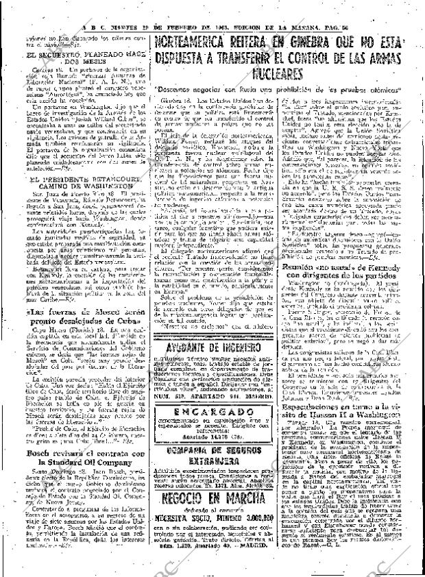 ABC MADRID 19-02-1963 página 56