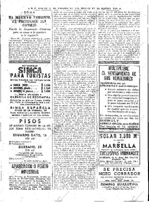 ABC MADRID 19-02-1963 página 58