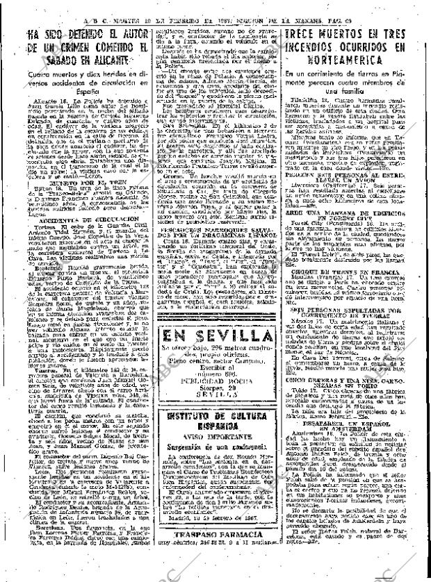 ABC MADRID 19-02-1963 página 60