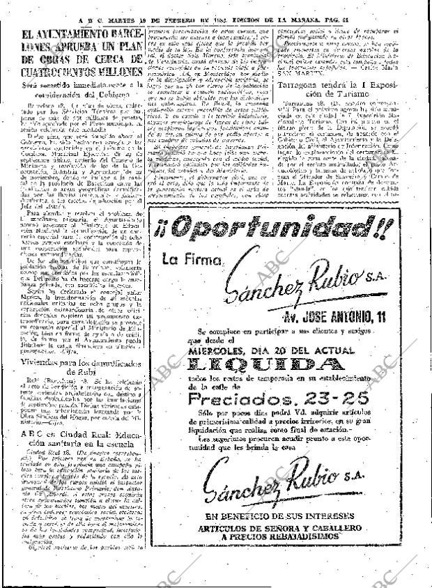 ABC MADRID 19-02-1963 página 61