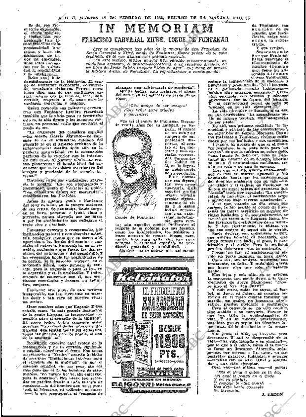 ABC MADRID 19-02-1963 página 65