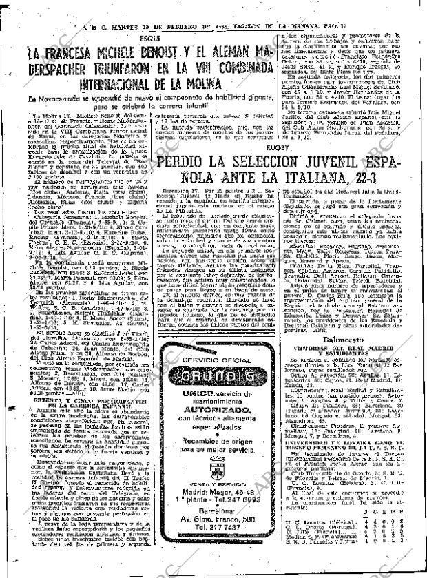 ABC MADRID 19-02-1963 página 76