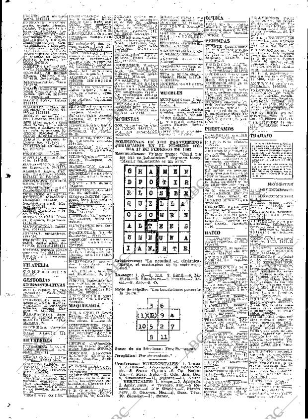 ABC MADRID 19-02-1963 página 88