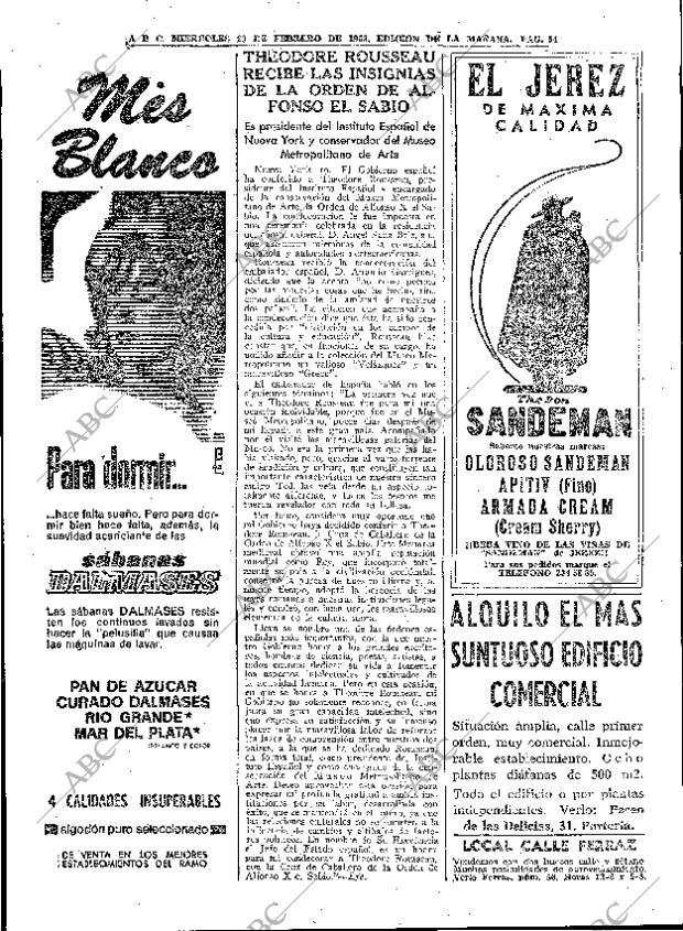 ABC MADRID 20-02-1963 página 54