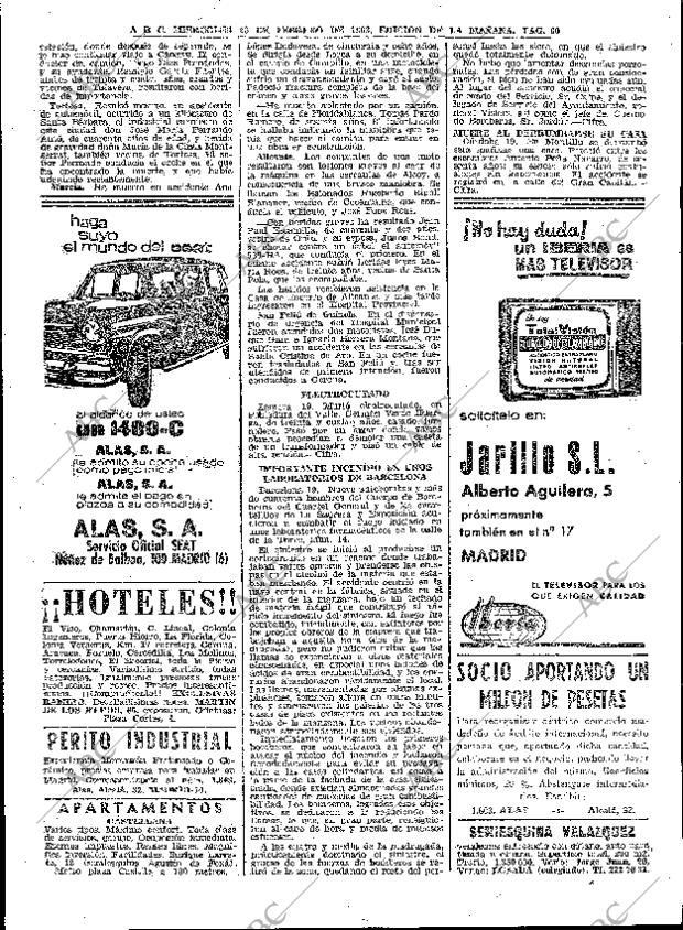 ABC MADRID 20-02-1963 página 60