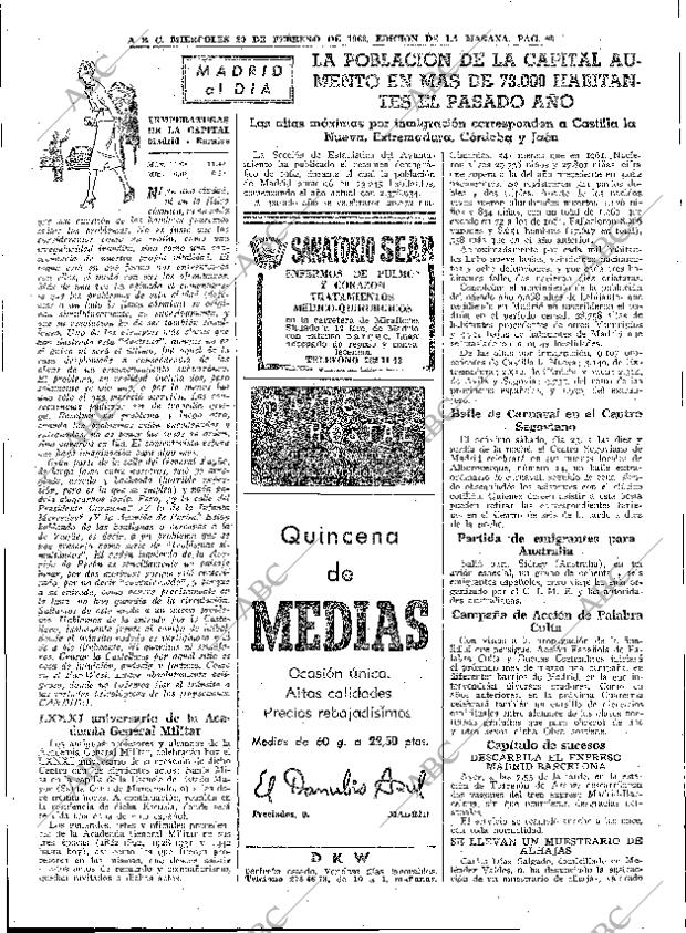 ABC MADRID 20-02-1963 página 65