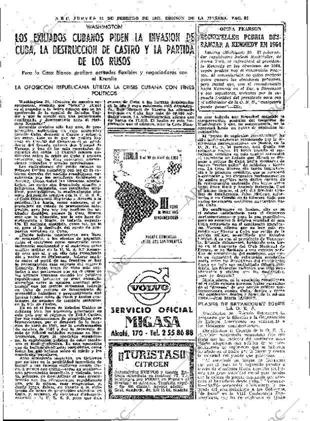 ABC MADRID 21-02-1963 página 33