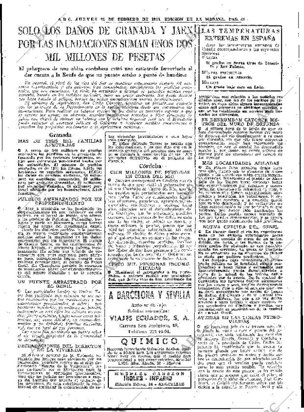 ABC MADRID 21-02-1963 página 41