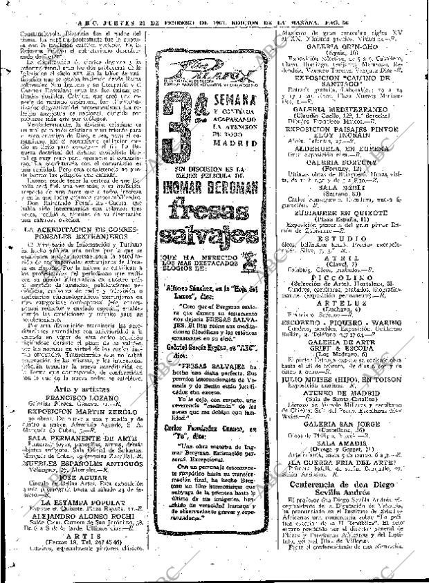 ABC MADRID 21-02-1963 página 56