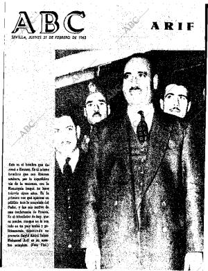 ABC SEVILLA 21-02-1963 página 1