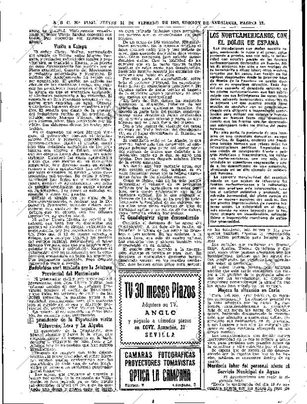 ABC SEVILLA 21-02-1963 página 17