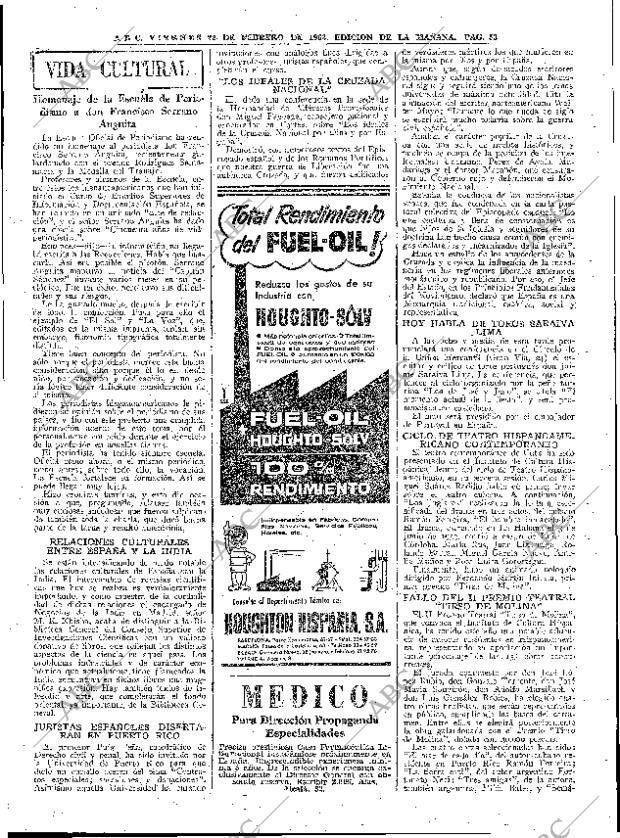 ABC MADRID 22-02-1963 página 53