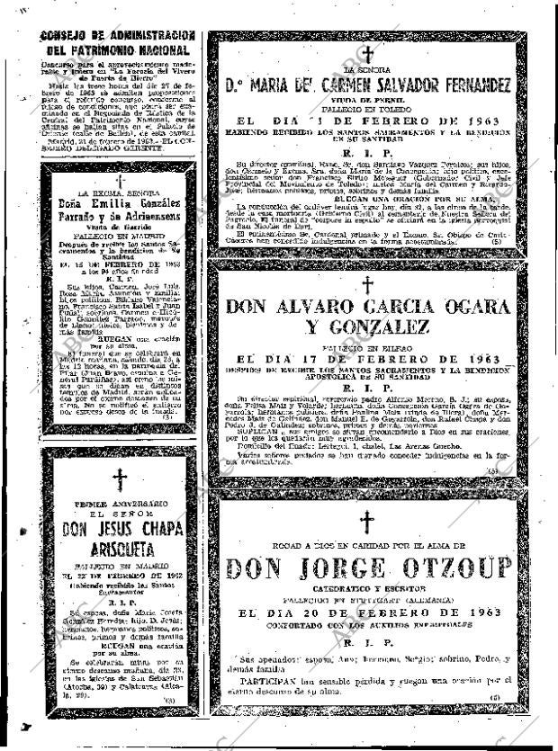 ABC MADRID 22-02-1963 página 74