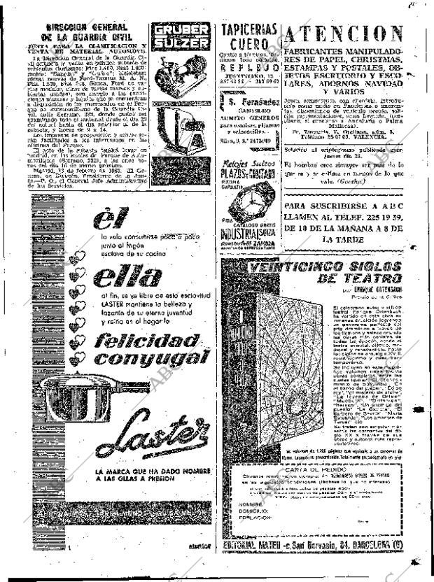 ABC MADRID 22-02-1963 página 77