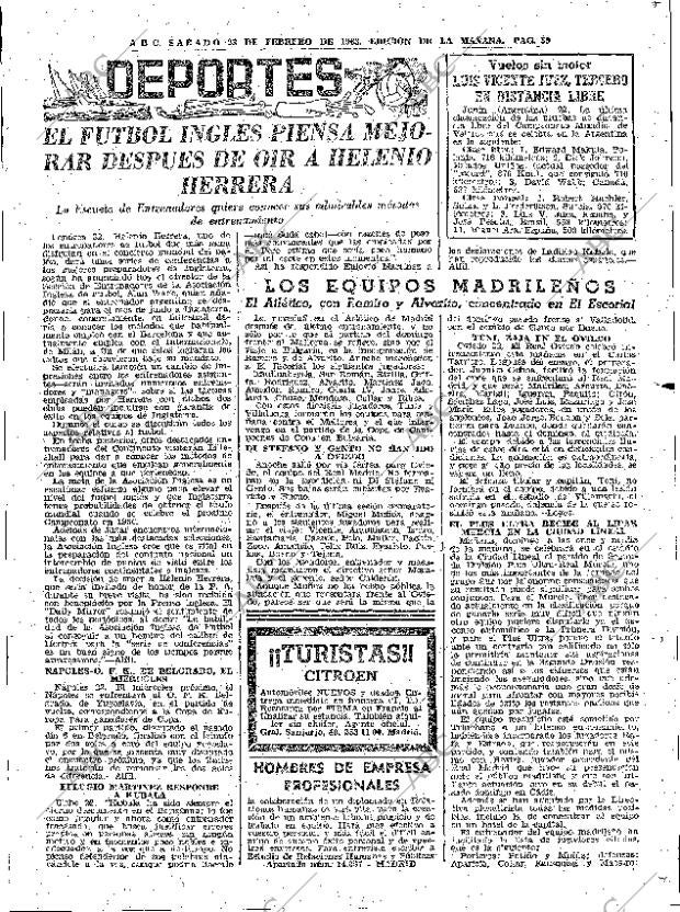 ABC MADRID 23-02-1963 página 59