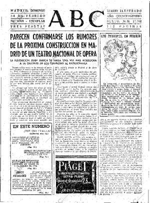 ABC MADRID 24-02-1963 página 63