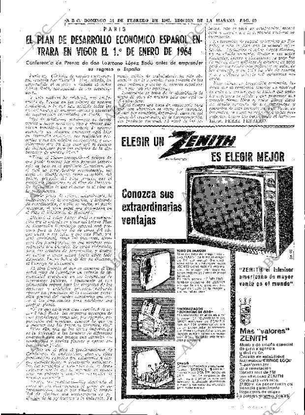 ABC MADRID 24-02-1963 página 69