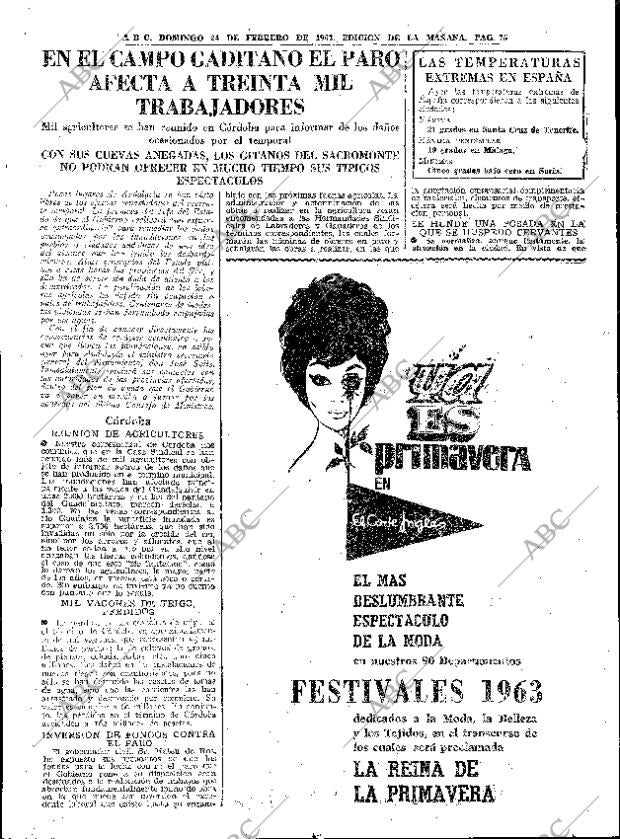 ABC MADRID 24-02-1963 página 75
