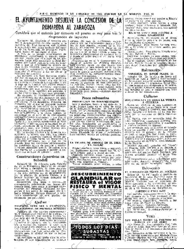 ABC MADRID 24-02-1963 página 93