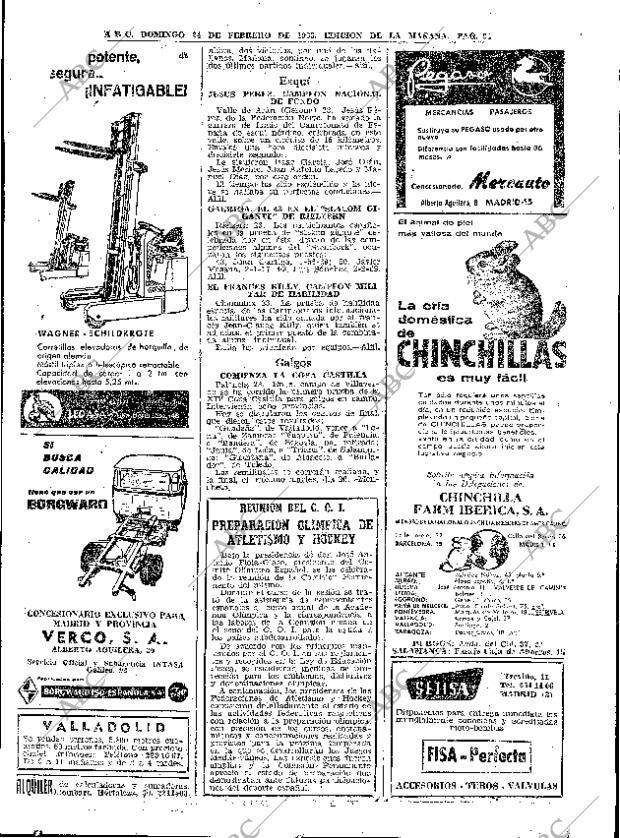 ABC MADRID 24-02-1963 página 94