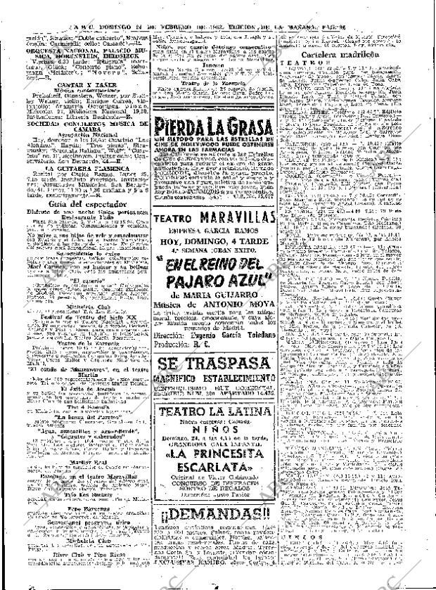 ABC MADRID 24-02-1963 página 96