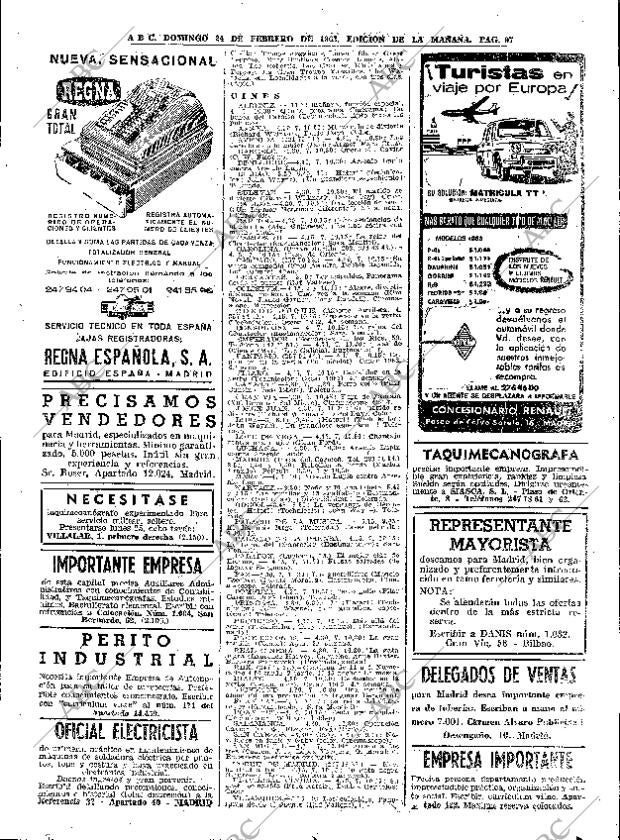 ABC MADRID 24-02-1963 página 97