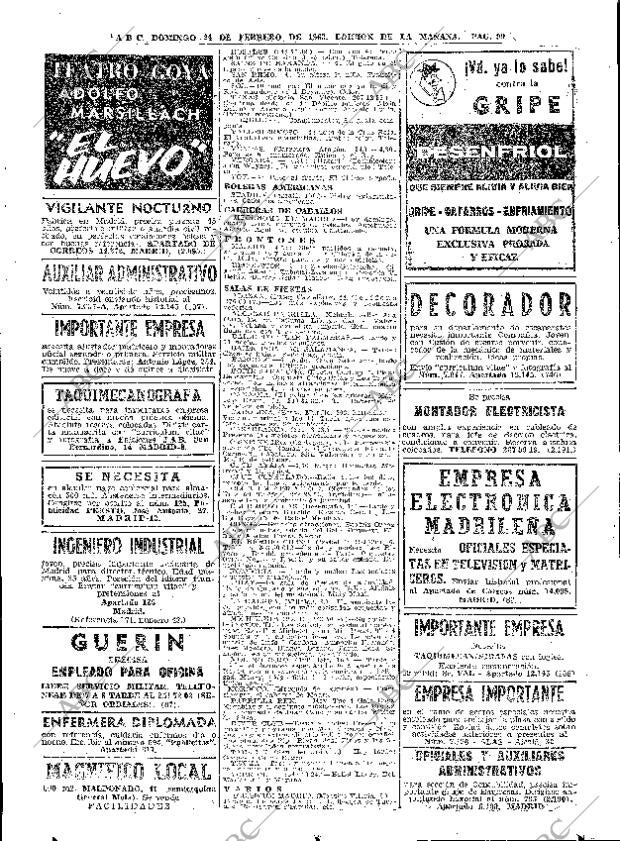ABC MADRID 24-02-1963 página 99