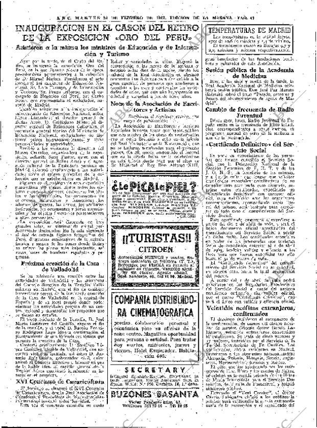 ABC MADRID 26-02-1963 página 47
